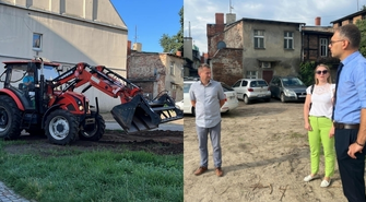 Wschowa. Powstaje zielona strefa odpoczynku w centrum (FOTO)