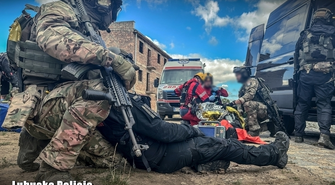 Lubuscy kontrterroryści w akcji! W wykorzystaniu również śmigłowiec LPR (FOTO)