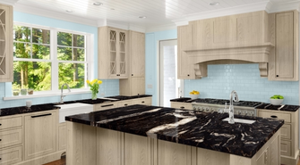 Nowoczesna zabudowa kuchenna a kamienny blat - czy warto wybrać ten blat z kamienia?