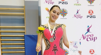 Julia Tkacz zdobyła srebrny medal na ACRO CUP w Jeleniej Górze
