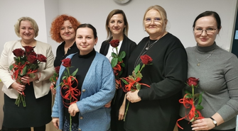 Burmistrz Jolanta Wielgus doceniła pracowników socjalnych