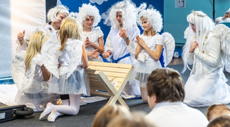 Jasełka w wykonaniu uczniów ze Szkoły Podstawowej nr 1 we Wschowie (VIDEO)