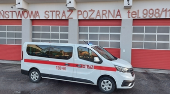 Renault Trafic trafił do KP PSP Wschowa. Posłuży zabezpieczaniu działań ratowniczo-gaśniczych