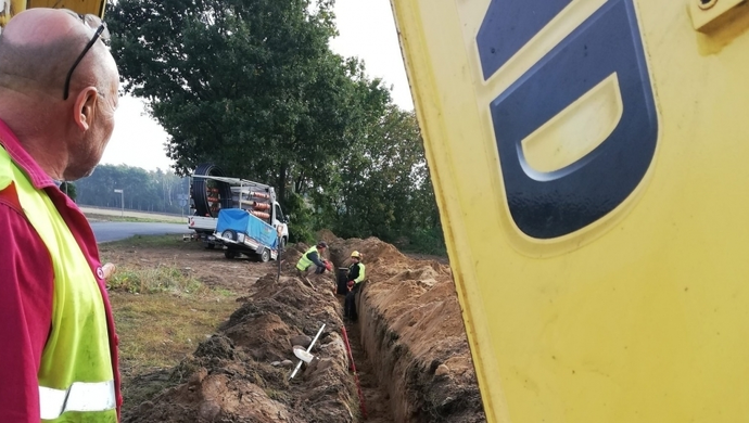 W Małych Drzewcach będą wykonywane pomiary przyłączy do nowej kanalizacji
