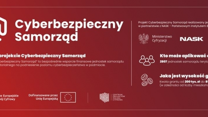Szlichtyngowa stawia na cyberbezpieczeństwo. Pełne dofinansowanie z programu ministerialnego