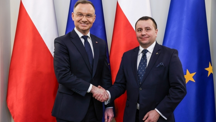 Starosta Wschowski Andrzej Bielawski na spotkaniu z prezydentem Dudą. „To była bardzo trudna kadencja”