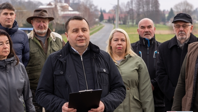 Przebudowa i rozbudowa drogi powiatowej nr 1013F w Lginiu – etap I