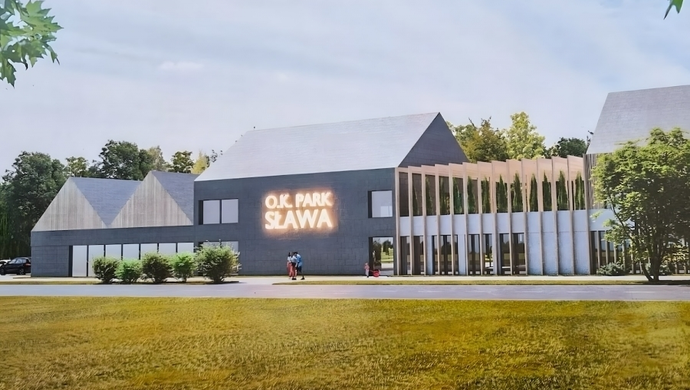 Pływalnia, kręgielnia i wiele więcej! W Sławie powstaje O.K. Park