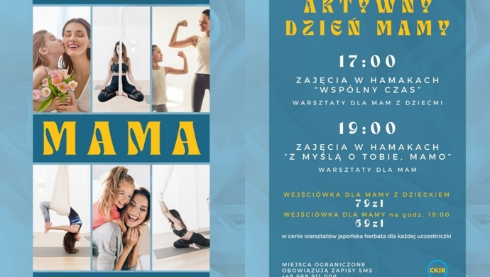 CKiR zaprasza do aktywnego świętowania Dnia Matki. Co przygotowano?