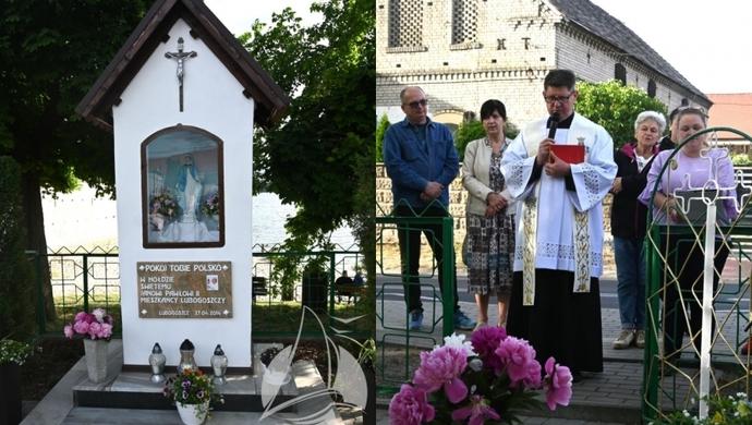 Kapliczka w Lubogoszczy odnowiona dzięki mieszkańcom