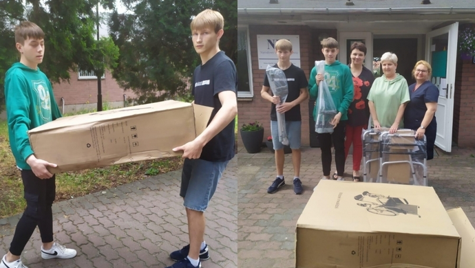 SOSW pomaga. Zebrali 1550 kg odzieży, które wymienili na sprzęt dla pacjentów ZOL