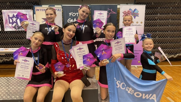 Cheerleaderki ze Wschowy z medalami! Na zawodach Cheermania w Zabrzu nie było łatwo