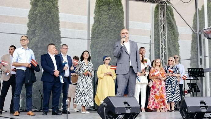 Wschowa świętowała z łotewskim partnerem. Burmistrz z wizytą w Aizkraukle