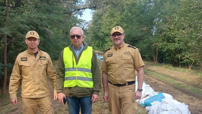 Starosta Wschowski monitoruje zagrożenie powodziowe. Gotowość służb w powiecie