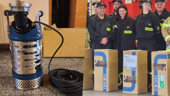 OSP Sława z nowym sprzętem. Przyda się na wypadek działań przeciwpowodziowych