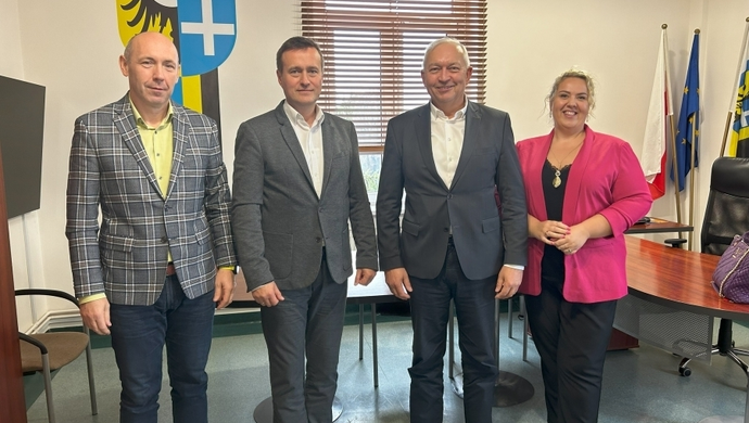 Wizyta wicewojewody w powiecie wschowskim. Dyskutowano o inwestycjach i współpracy