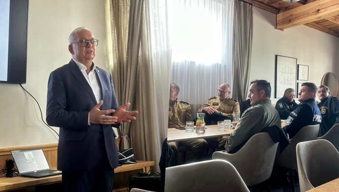 Akcja przeciwpowodziowa podsumowana. Posiedzenie Powiatowego Zespołu Zarządzania Kryzysowego