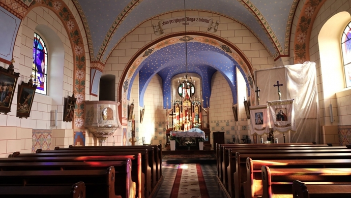 Rekonstrukcja polichromii w kościele w Goli. Koniec trzeciego etapu prac