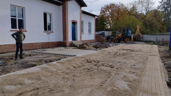 Świetlica w Wyszanowie zmienia oblicze. Zakończenie prac coraz bliżej