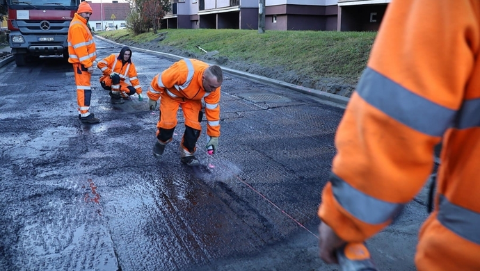 Ulica Królowej Jadwigi we Wschowie w remoncie. Prace zmierzają ku końcowi