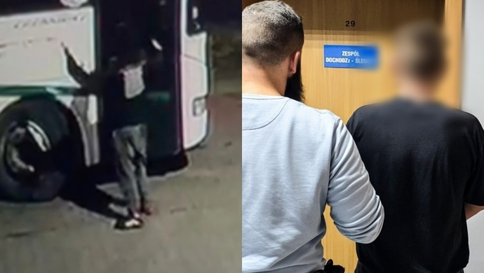 Kopnięciem wybił szybę autobusu. Policja ze Wschowy szybko go namierzyła [WIDEO]