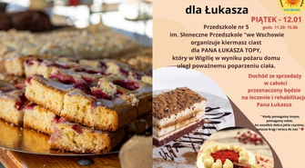 Słodkie wsparcie dla Łukasza Topy! Charytatywny kiermasz organizuje „Słoneczne Przedszkole” we Wschowie