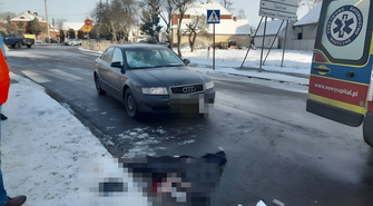 Kierowca audi potrącił 68-latka. Do zdarzenia doszło na ul. Kolejowej we Wschowie