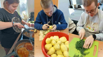 Przepis na samodzielność. Absolwenci SOSW gotują w ramach programu „Rehabilitacja 25 plus” (FOTO)