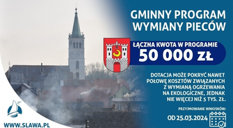 Gmina Sława inwestuje w czyste powietrze. Rusza nowa edycja programu wymiany pieców