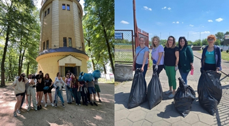 Wschowscy uczniowie i urzędnicy posprzątali miasto