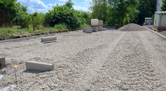 Trwa przebudowa terenu przy blokach w Górczynie. Na jakim etapie są prace?