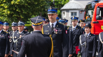 Powiatowe Obchody Dnia Strażaka we Wschowie. Strażacy uhonorowani za ofiarną służbę