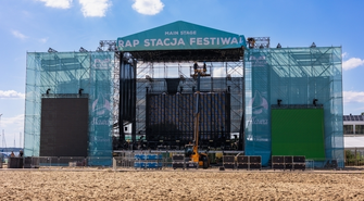 Trwają ostatnie przygotowania przed Rap Stacją. Scena już stoi [FOTO]