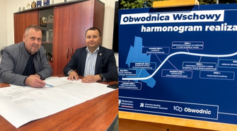 Obwodnica Wschowy coraz bliżej. Wicestarosta spotkał się z przedstawicielem GDDKiA