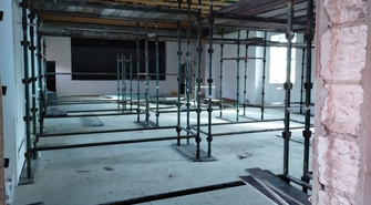 Trwa generalny remont świetlicy w Wyszanowie [FOTO]