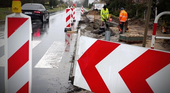 Jak idzie budowa ścieżki rowerowej w Nowej Wsi? Pierwszy odcinek już gotowy