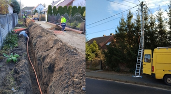 Budowa światłowodu w Goli zakończona. Kolej na Górczynę