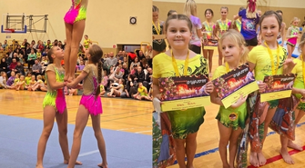 Akrobatyczne emocje w świątecznym wydaniu. W zawodach wzięło udział blisko 60 uczestniczek