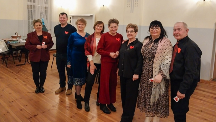 Walentynki w Tylewicach. Seniorzy bawili się przy muzyce i poezji