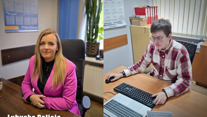 Wjechała prosto w ogrodzenie. Na pomoc ruszyli pracownicy cywilni KPP we Wschowie