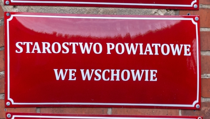 Obwieszczenie Starosty Wschowskiego