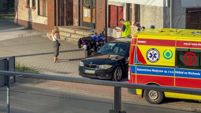 Kolizja przy Kinie Hel. Mieszkanka gminy Szlichtyngowa wymusiła pierwszeństwo