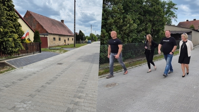 Zjazdy i dojścia gotowe. Gmina Szlichtyngowa zakończyła inwestycję w Małych Drzewcach