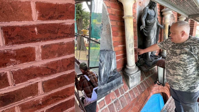 Renowacja kościoła w Lginiu wyprzedza harmonogram o dwa miesiące