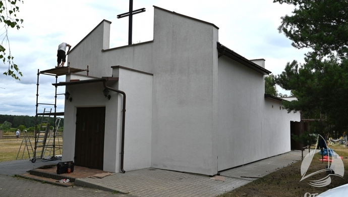 Dom Pogrzebowy przechodzi remont. Prace wykonuje lokalna firma