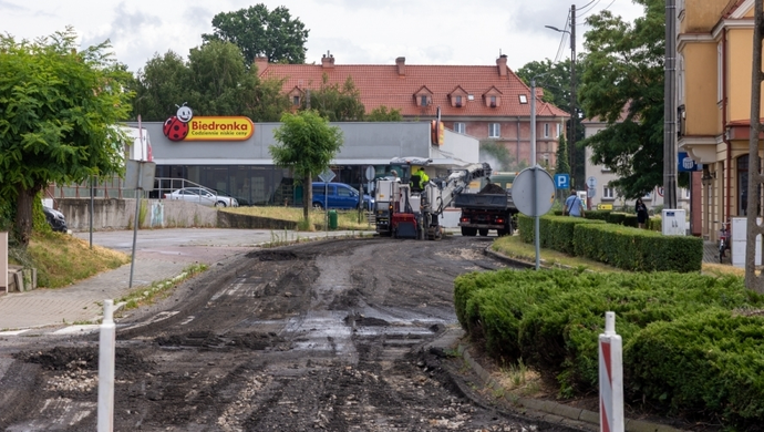 Ciężki sprzęt na Placu Grunwaldu. Ruszył długo wyczekiwany remont [ZDJĘCIA]