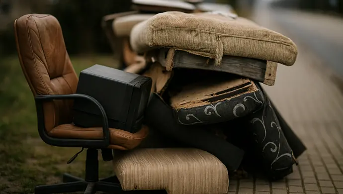 Sobotnia zbiórka wielkogabarytów w gminie Szlichtyngowa. Odpady należy wystawić do szóstej rano