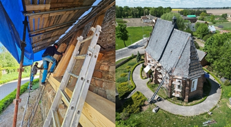 Konstrukcja dachu zabezpieczona. Rusza kolejny etap konserwacji