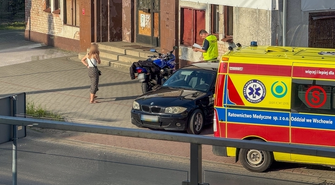 Kolizja przy Kinie Hel. Mieszkanka gminy Szlichtyngowa wymusiła pierwszeństwo