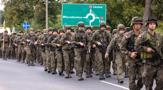 Szósta edycja Rajdu na Wschowę. Żołnierze i mieszkańcy uczcili bohaterów sprzed 86 lat [ZDJĘCIA]